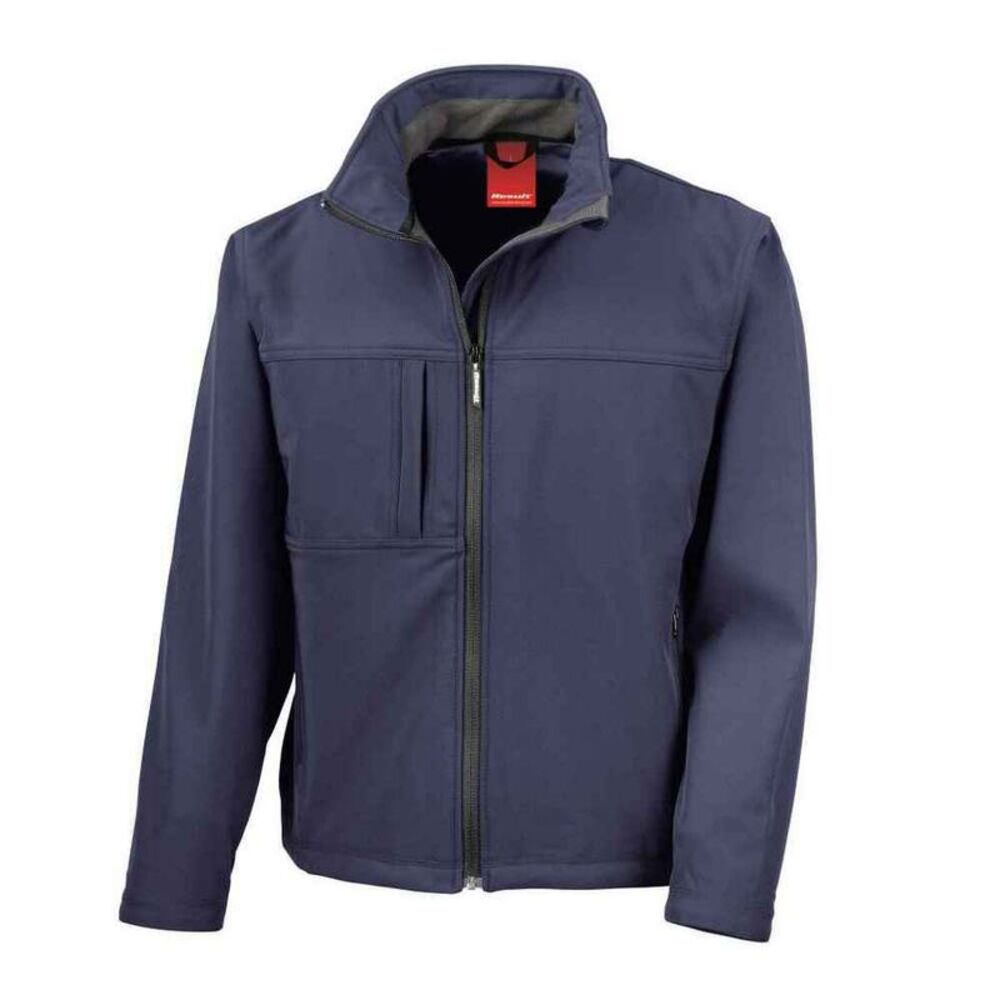 Result Mens Classic Soft Shell Jacket / Navy
